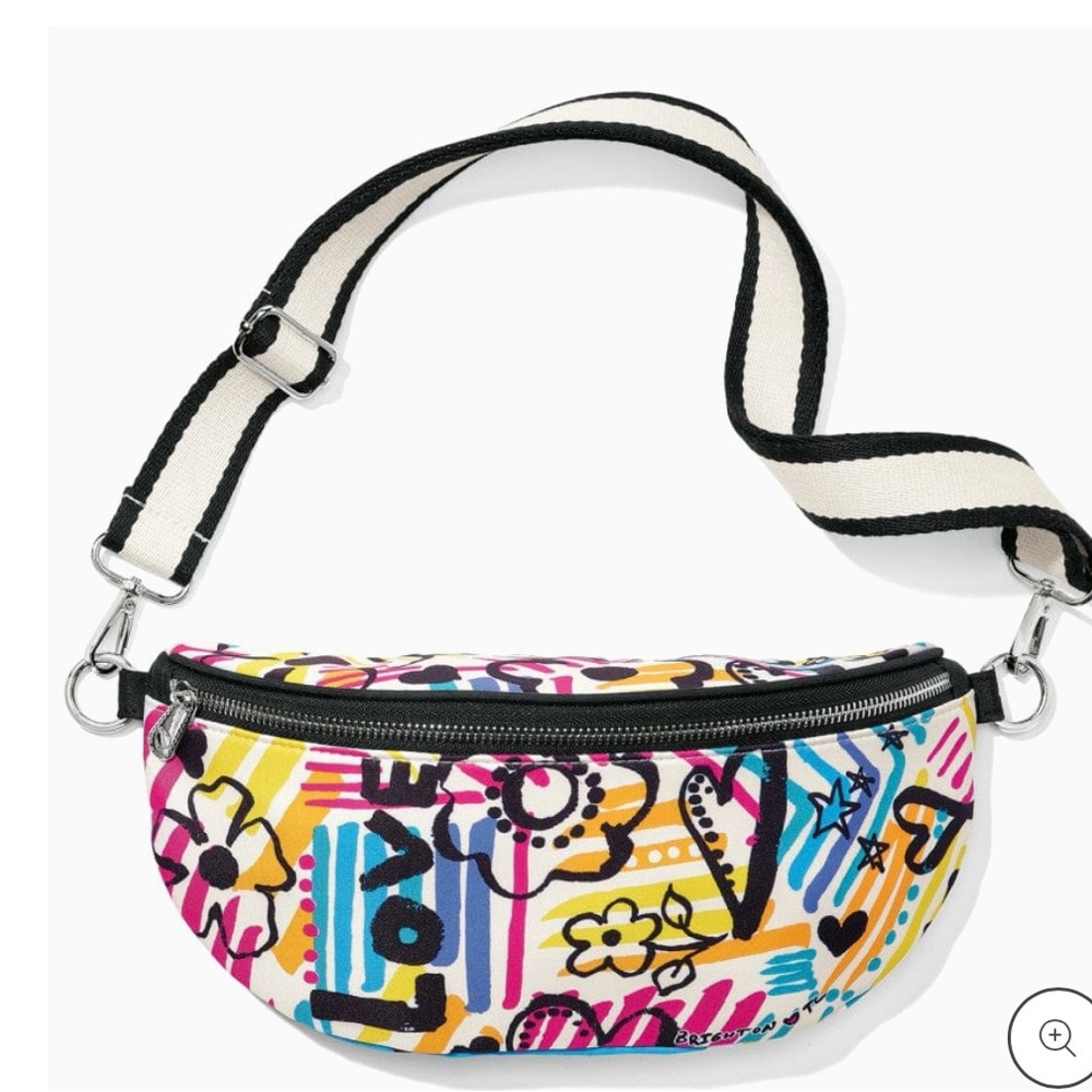NEW Brighton Graffiti Love Crossbody Belt Bag